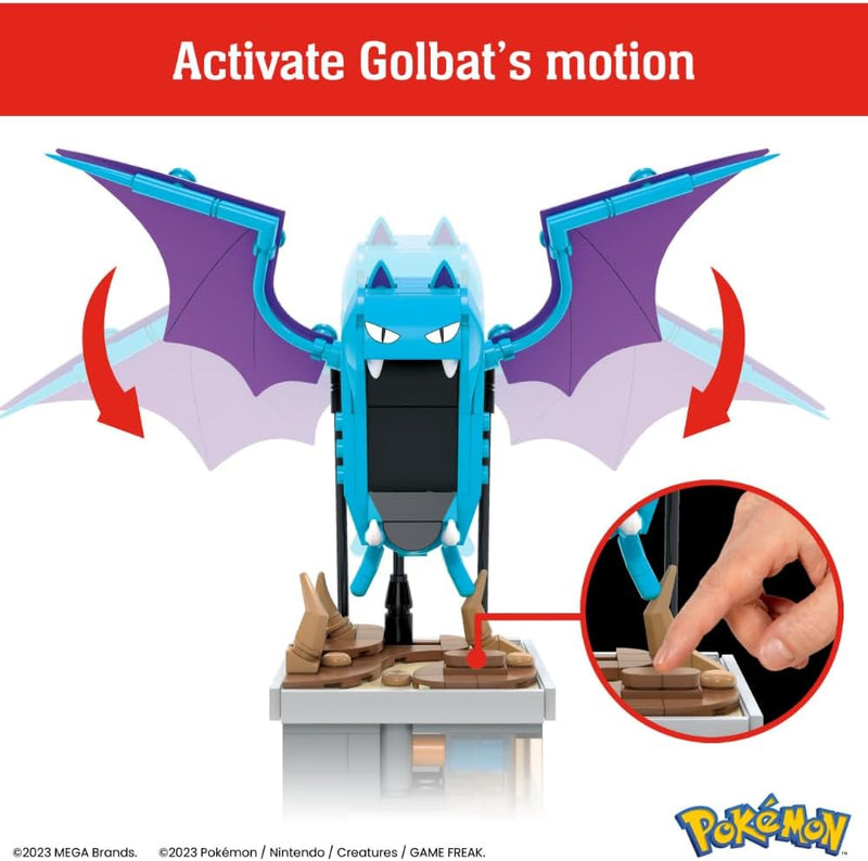MEGA Pokemon: Mini Motion Golbat - 318 Piece Building Set Toys & Games Mattel