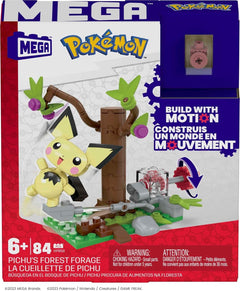 MEGA Pokemon: Pichu Forest Forage - 84 Piece Building Set Toys & Games Mattel