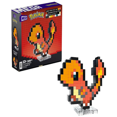 MEGA Pokemon: Charmander - Pixel Art Toys & Games Mattel