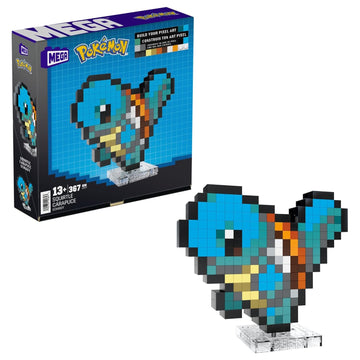 MEGA Pokemon: Pixel Art - Squirtle Toys & Games Mattel