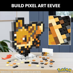 MEGA Pokemon: Eevee - Pixel Retro Style Art 323 Pieces Toys & Games Mattel