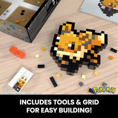 MEGA Pokemon: Eevee - Pixel Retro Style Art 323 Pieces Toys & Games Mattel