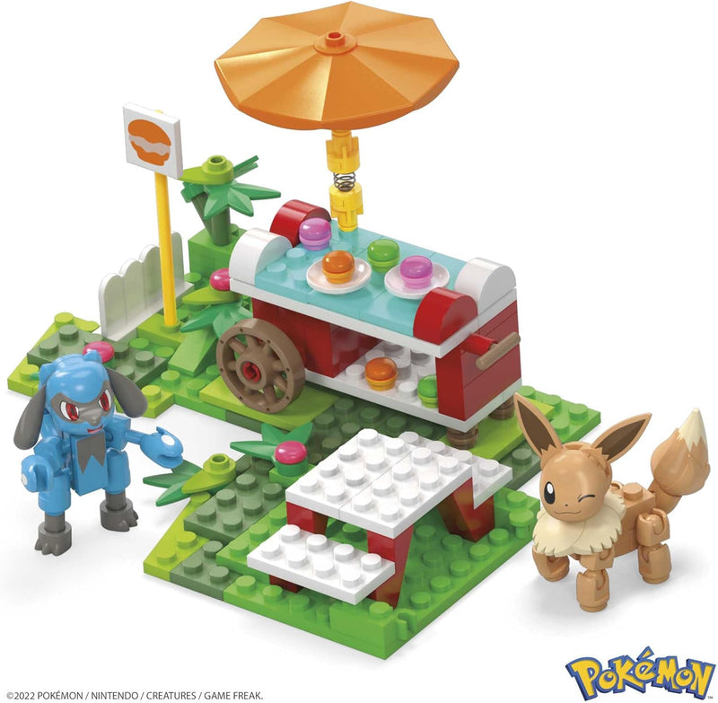MEGA Pokemon: Pokemon Picnic - 163 Piece Building Set - Eevee and Riolu Toys & Games Mattel
