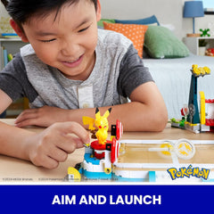 MEGA Pokemon: Training Stadium - 1101 Piece Building Set with 5 Poseable Characters Toys & Games Mattel
