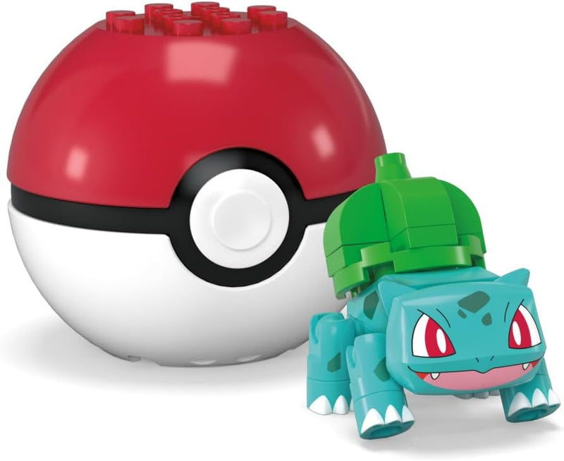 MEGA Pokemon: Poke Ball Bulbasaur - 30 Piece Building Set Toys & Games Mattel