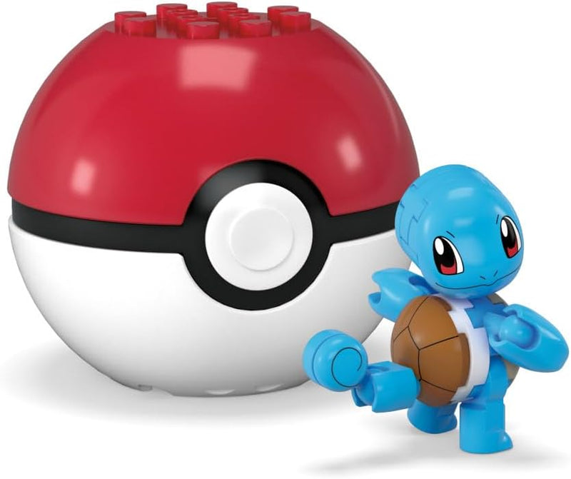 MEGA Pokemon: Poke Ball Squirtle - 17 Piece Building Set Toys & Games Mattel
