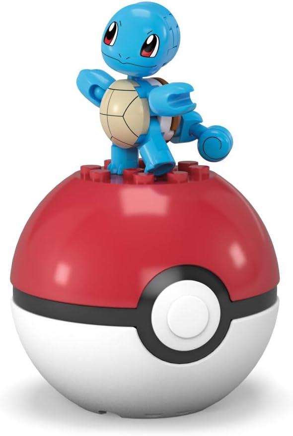 MEGA Pokemon: Poke Ball Squirtle - 17 Piece Building Set Toys & Games Mattel