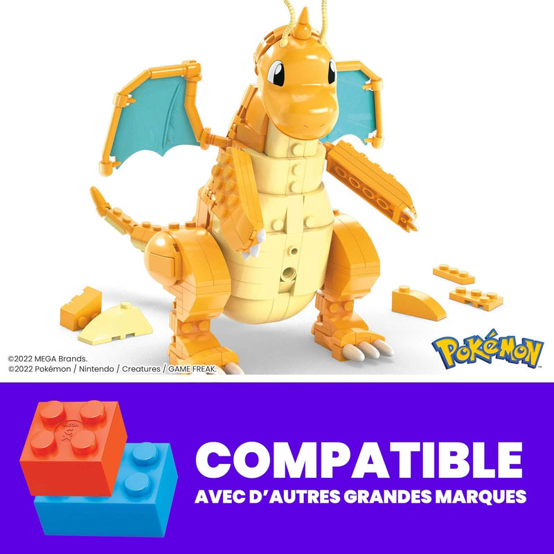 MEGA Pokemon: Dragonite - 387 Piece Building Set Toys & Games MEGA