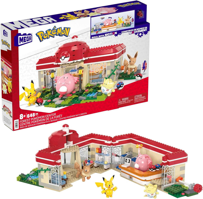 MEGA Pokemon: Forest Center - 648 Pieces Building Set (HNT93) Toys & Games Mattel