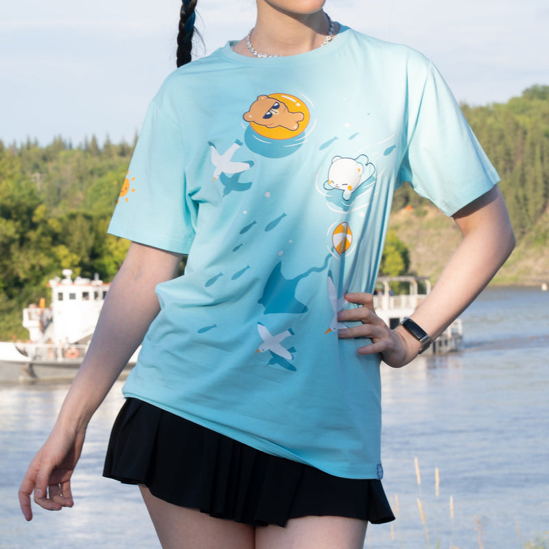 Ocean T-Shirt T-Shirts Milk Mocha Bear