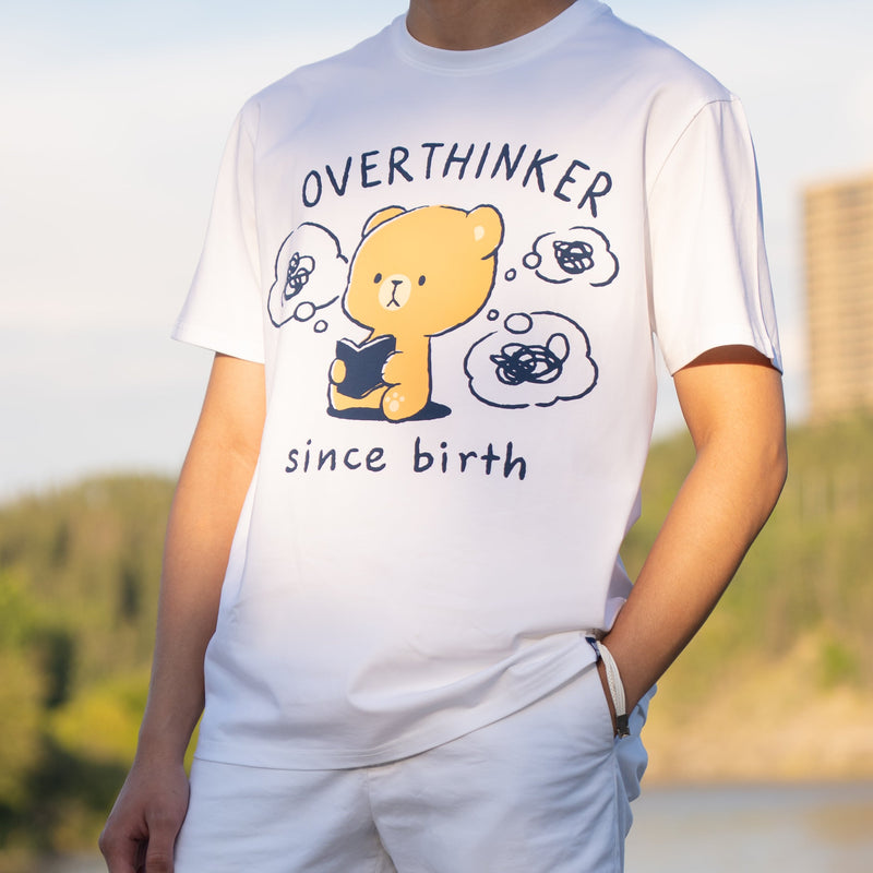 Overthinker T-shirt T-Shirts Milk Mocha Bear