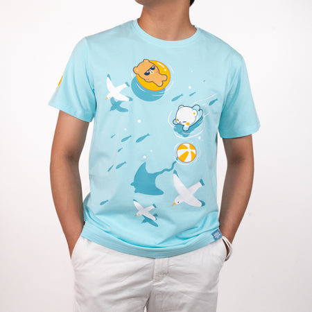Ocean T-Shirt T-Shirts Milk Mocha Bear