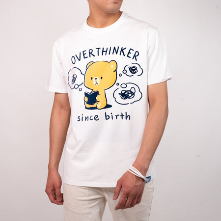 Overthinker T-shirt T-Shirts Milk Mocha Bear