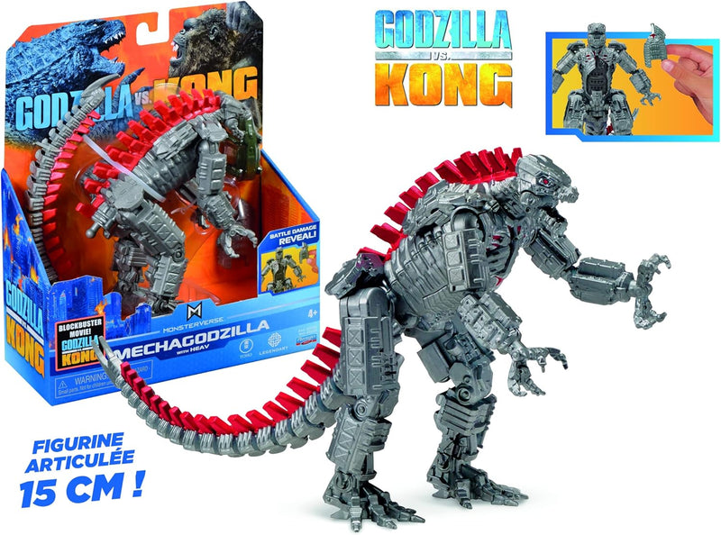 MonsterVerse Godzilla vs Kong: MechaGodzilla with HEAV - 6" Toy Model Toys & Games Playmates