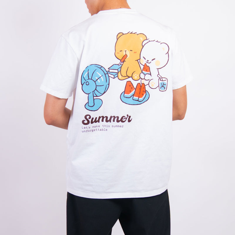 Summer Watermelon T-Shirt T-Shirts Milk Mocha Bear