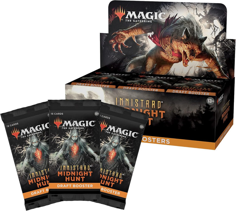 Magic: The Gathering TCG: Innistrad Midnight Hunt - Draft Booster Box Card Game Wizards of the Coast