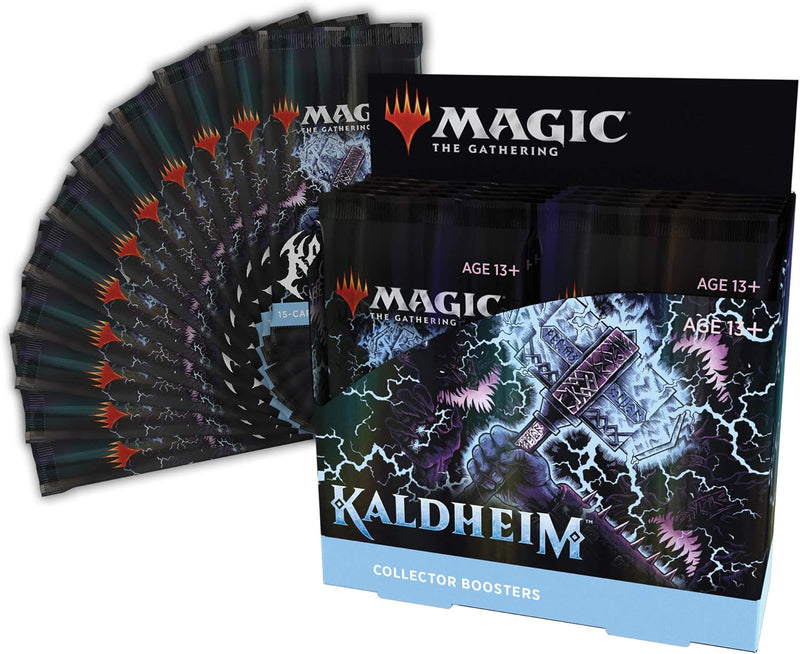 Magic The Gathering TCG: Kaldheim Collector Booster Box - 12 Packs Card Game Wizards of the Coast