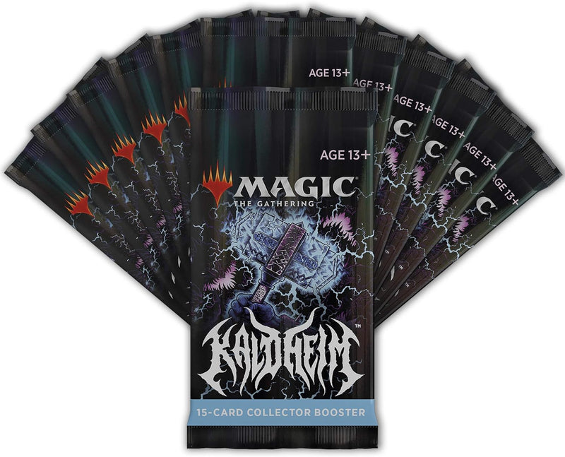 Magic The Gathering TCG: Kaldheim Collector Booster Box - 12 Packs Card Game Wizards of the Coast
