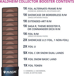 Magic The Gathering TCG: Kaldheim Collector Booster Box - 12 Packs Card Game Wizards of the Coast