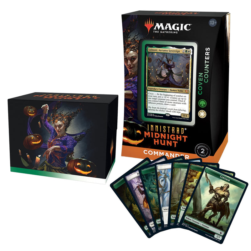 Magic the Gathering TCG: Innistrad Midnight Hunt Commander Deck - Coven Counters Card Game Wizards of the Coast