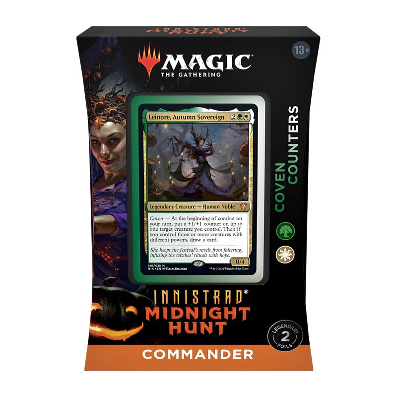Magic the Gathering TCG: Innistrad Midnight Hunt Commander Deck - Coven Counters Card Game Wizards of the Coast