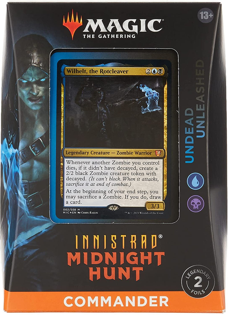 Magic the Gathering TCG: Innistrad Midnight Hunt Commander Deck - Undead Unleashed Card Game Wizards of the Coast