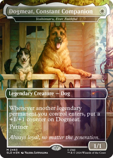 Magic the Gathering: Secret Lair x Fallout: Greet the Dog (Foil) Card Game Wizards of the Coast