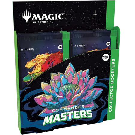 Magic The Gathering: Commander Masters Collector Booster Box - 4 Packs Card Game Wizards of the Coast