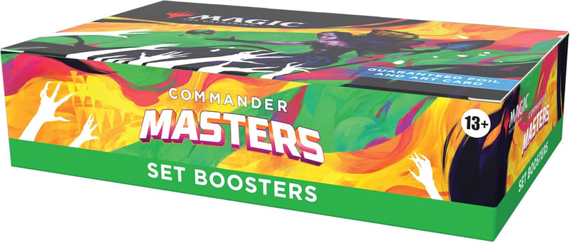 Magic The Gathering: Commander Masters Set Booster Box - 24 Packs Card Game Wizards of the Coast