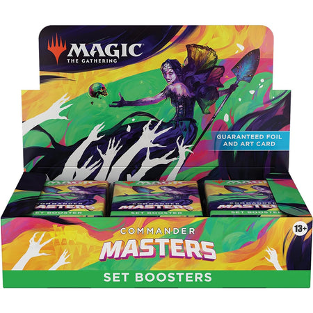 Magic The Gathering: Commander Masters Set Booster Box - 24 Packs Card Game Wizards of the Coast