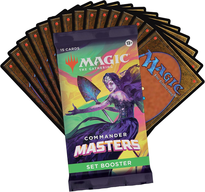 Magic The Gathering: Commander Masters Set Booster Box - 24 Packs Card Game Wizards of the Coast