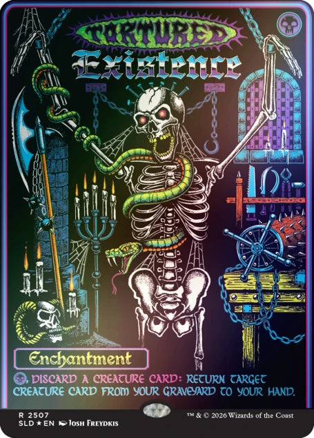 Magic the Gathering: Secret Lair x Dungeons and Dragons - Black Light's and Dark Dungeons (Traditional Foil Edition) Card Game Wizards of the Coast