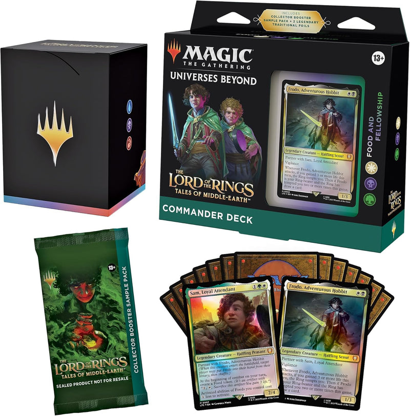 Magic: The Gathering TCG: Universes Beyond: The Lord of the Rings: Commander Deck Bundle - 4 Decks