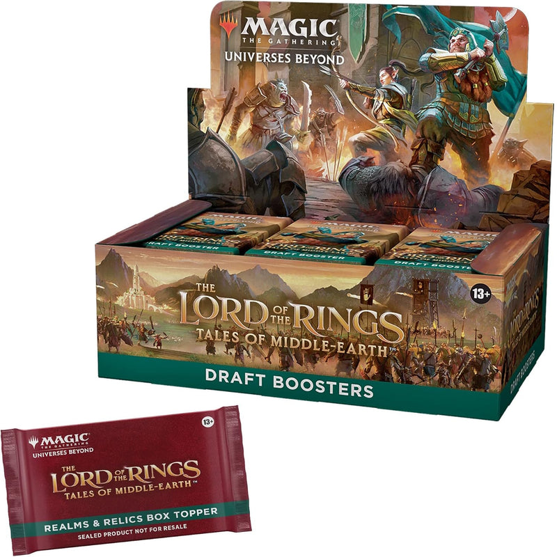 Magic: The Gathering TCG: The Lord of The Rings: Tales of Middle-Earth Draft Booster Box - 36 Packs Card Game Wizards of the Coast
