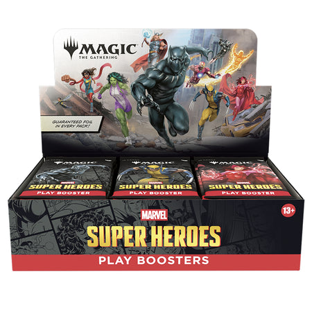 Magic The Gathering TCG: Marvel Super Heroes Play Booster Box Card Game Wizards of the Coast
