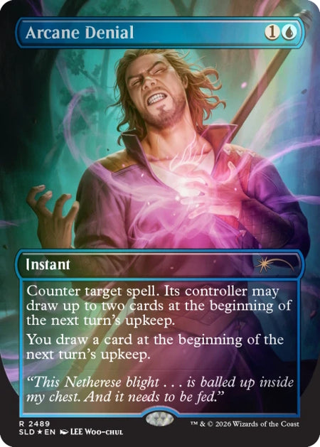 Magic the Gathering Secret Lair x Dungeons and Dragons - Gale's Ambition (Traditional Foil Edition) Card Game Wizards of the Coast