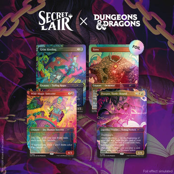 Magic the Gathering: Secret Lair x Dungeons and Dragons - Shadows Over Baldur's Gate (Traditional Foil Edition) Card Game Wizards of the Coast
