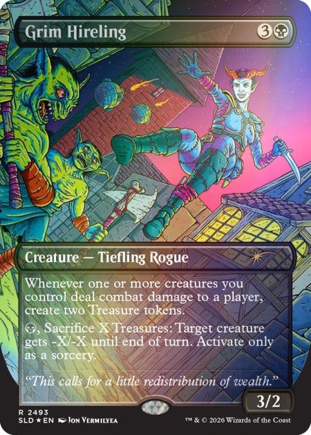 Magic the Gathering: Secret Lair x Dungeons and Dragons - Shadows Over Baldur's Gate (Traditional Foil Edition) Card Game Wizards of the Coast