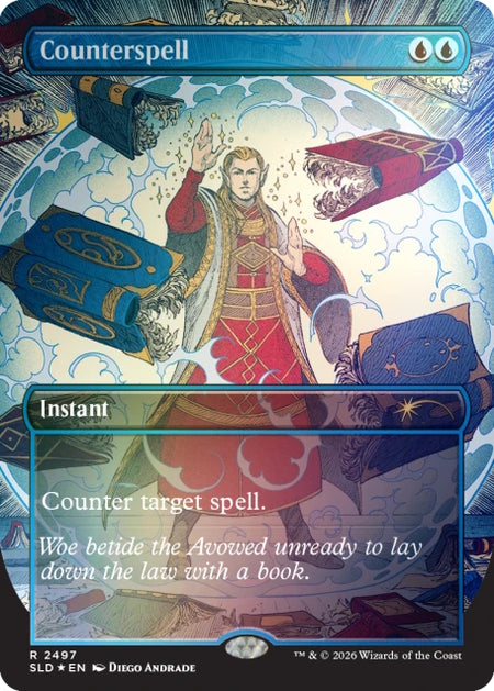 Magic the Gathering: Secret Lair x Dungeons and Dragons - Whispers in Candlekeep (Traditional Foil Edition) Card Game Wizards of the Coast