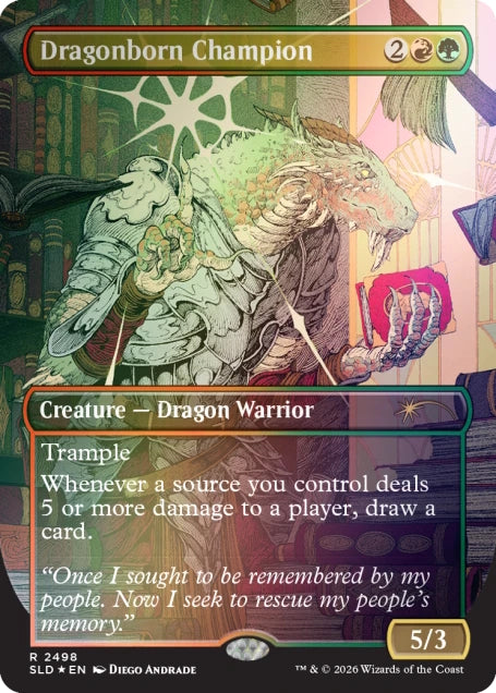 Magic the Gathering: Secret Lair x Dungeons and Dragons - Whispers in Candlekeep (Traditional Foil Edition) Card Game Wizards of the Coast