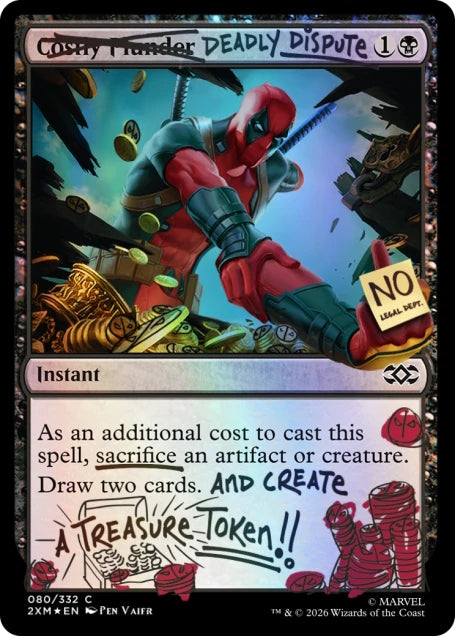 Magic: the Gathering TCG: Secret Lair x Marvel's Deadpool: I Fixed It (You’re Welcome) (Foil)