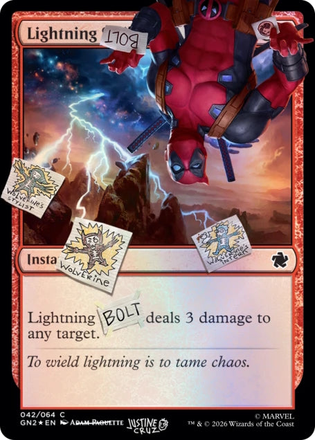 Magic: the Gathering TCG: Secret Lair x Marvel's Deadpool: I Fixed It (You’re Welcome) (Foil)