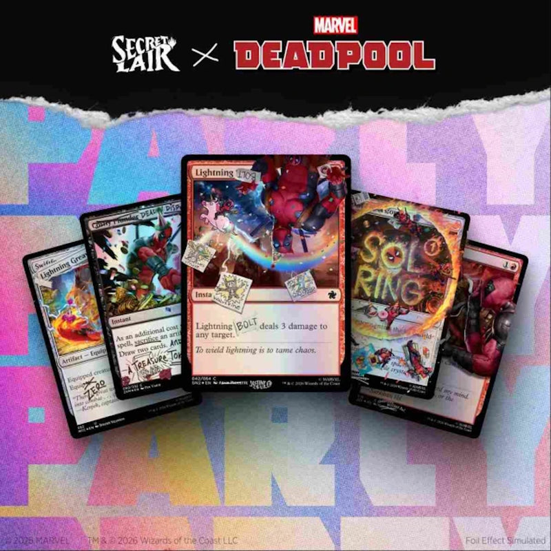 Magic: the Gathering TCG: Secret Lair x Marvel's Deadpool: I Fixed It (You’re Welcome) (Pool Party Foil)
