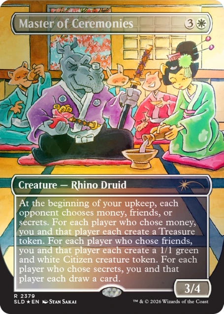 Magic the Gathering: Secret Lair Featuring: Stan Sakai (Traditional Foil Edition) Card Game Wizards of the Coast