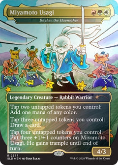 Magic the Gathering: Secret Lair Featuring: Stan Sakai (Traditional Foil Edition) Card Game Wizards of the Coast