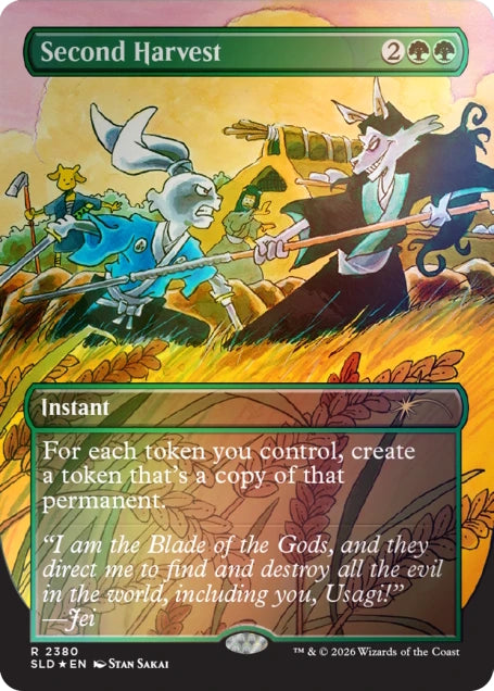 Magic the Gathering: Secret Lair Featuring: Stan Sakai (Traditional Foil Edition) Card Game Wizards of the Coast