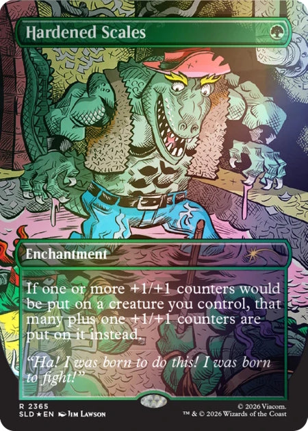 Magic the Gathering: Secret Lair x Teenage Mutant Ninja Turtles - The Mighty Mutanimals (Traditional Foil Edition) Card Game Wizards of the Coast