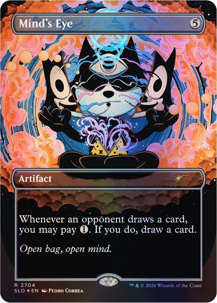 Magic: the Gathering TCG: Secret Lair x Felix The Cat - The Magic Bag of Tricks (Traditional Foil Edition)