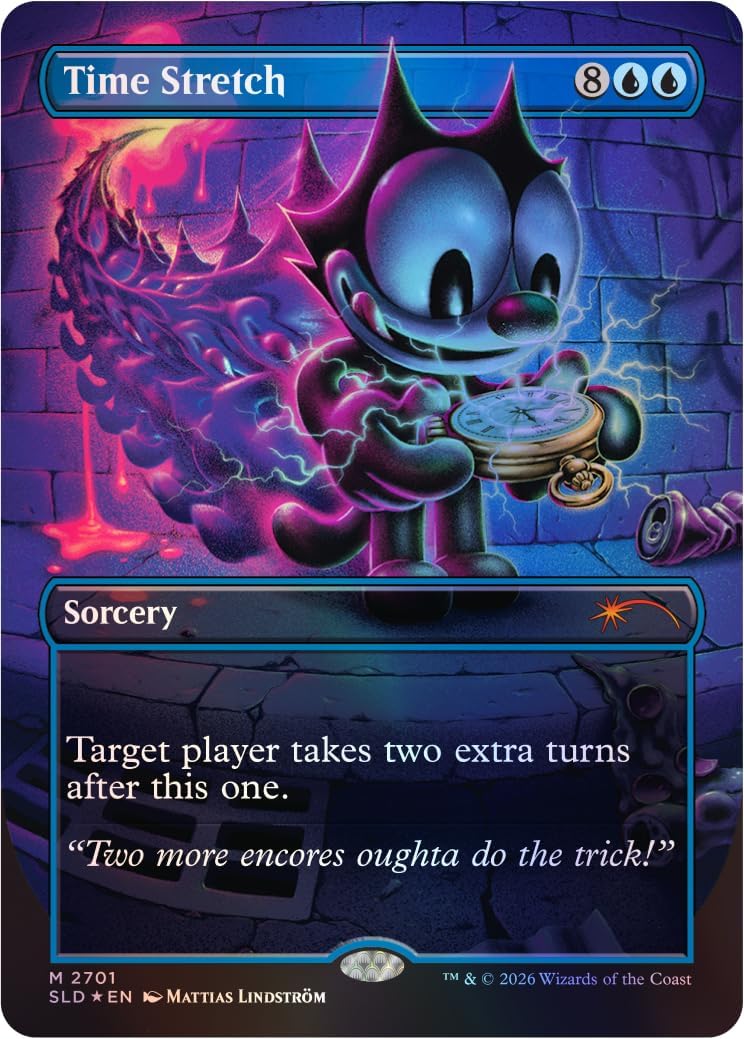 Magic: the Gathering TCG: Secret Lair x Felix The Cat - The Magic Bag of Tricks (Traditional Foil Edition)