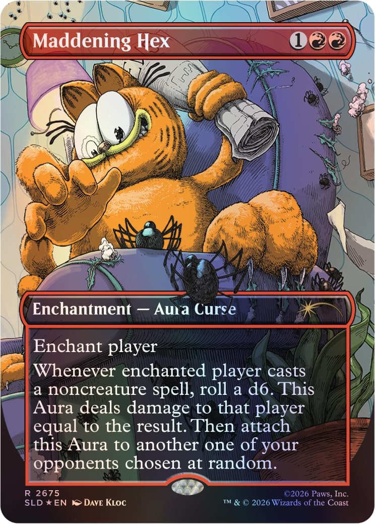 Magic: the Gathering TCG: Secret Lair x Garfield - Our Only Thought Is To Entertain You (Traditional Foil Edition)